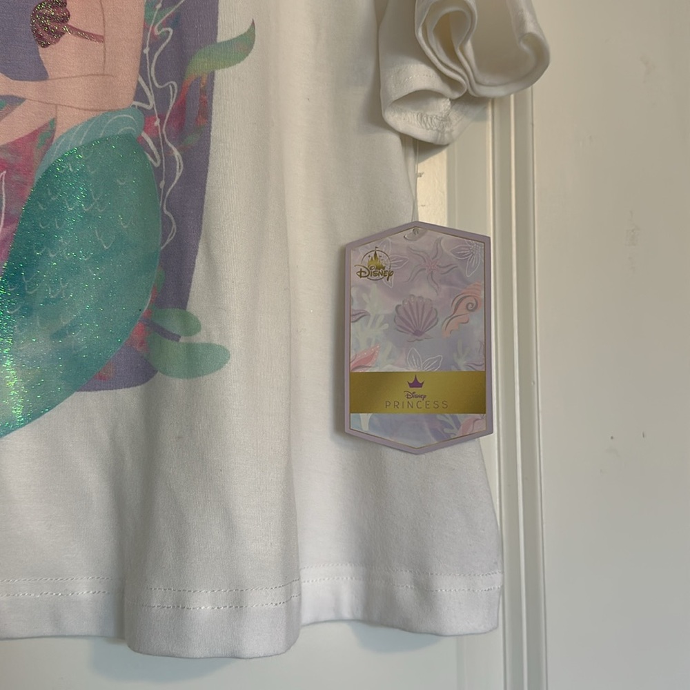 Disney Women’s Little Mermaid Cropped Tee - XS - Picture 3 of 7